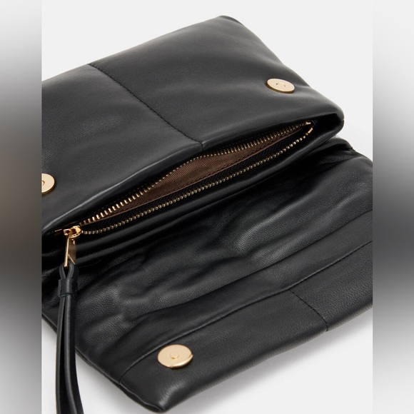 AllSaints Ezra Quilted Leather Crossbody Bag - Picture 2 of 14